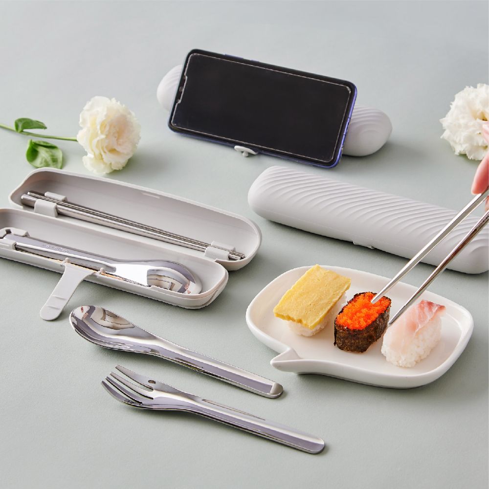 [LiFE RiCH]-Double Box/不鏽鋼餐具組